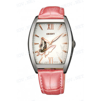 Ремешок для часов Orient DBAE-Q0, 19/16 мм, розовый, кожа, ЗБ