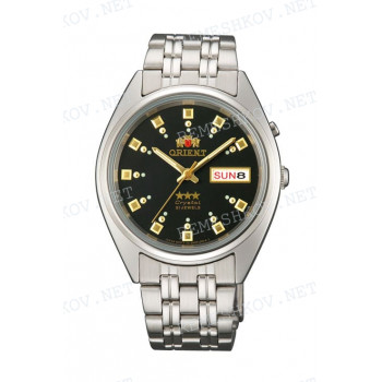 Браслет для часов Orient AB00-C0, EM04-C3, 19 мм, серебристый, заостренный тип оконцовки