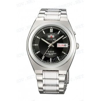 Браслет для часов Orient EM5L-C0, 22 мм, серебристый, прямой с выступом, 12 мм ширина выступа