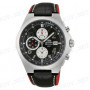 Ремешок для часов Orient TT0C-C0, 24/20 мм, черный/красный, прямой с выступом, 13 мм ширина выступа, пряжка