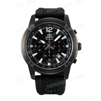 Ремешок для часов Orient TW01-D0, UNE9-E0, 22/20 мм, черный, пряжка