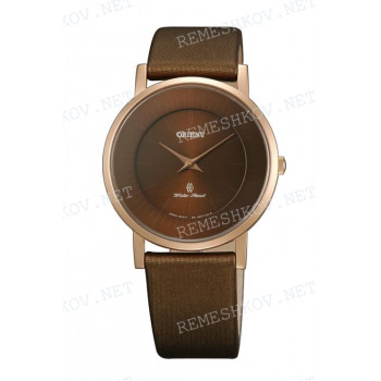 Ремешок для часов Orient UA07-R2, 18/16 мм, коричневый, текстиль, пряжка