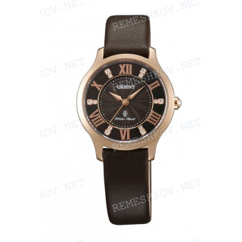 Ремешок для часов Orient UB9B-R1, 14/12 мм, коричневый, кожа, пряжка