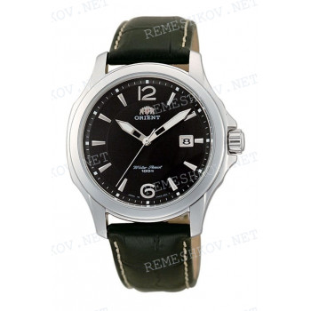 Ремешок для часов Orient UN8G-D0, 20/18 мм, черный, кожа, крокодил имитация, ЗБ