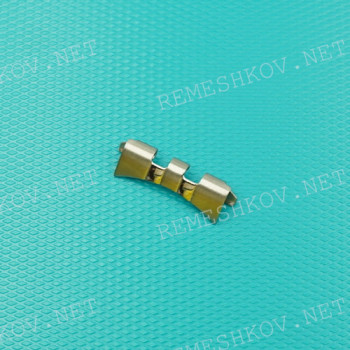 Оконцовка браслета Orient ER27-C, 22 мм, серебристый, заостренный тип, двойной вырез, 22-3x2