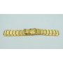 Браслет для часов Orient FNAB-A0, 24 мм, золотистый, прямой тип оконцовки