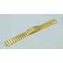 Браслет для часов Orient AB00-A0, EM04-A0, 19 мм, золотистый, заостренный тип оконцовки