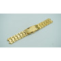 Браслет для часов Orient ETAC-A0, 24 мм, золотистый, прямой тип оконцовки