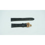 Ремешок для часов Orient ETAC-D0, 24/20 мм, черный, кожа, клипса