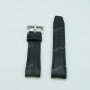 Ремешок для часов Orient DB0C-C0, 22/20 мм, черный, кожа, заостренный тип, пряжка