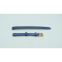 Ремешок для часов Orient QC14-R1, 8/8 мм, синий, кожа/текстиль, под корпус, пряжка