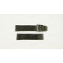 Браслет для часов Romanson TM9A18MMBRA36R, 22 мм, черный, прямой на винты, МО16, миланское плетение