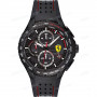 Ремешок для часов Scuderia Ferrari 25/20 мм, черный, полиуретан, под корпус с выступом, 19 мм ширина выступа, красная прострочка, ЗЧ (SF.52.1.34.0630)