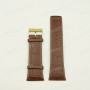 Ремешок для часов Skagen 984LGLD, 28/22 мм, коричневый, кожа, прямой на винты, МО18, ЗЖ (АНАЛОГ)