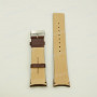 Ремешок для часов Skagen SKW6001, 24/20 мм, коричневый, кожа, крокодил имитация, заостренный тип, ЗБ (АНАЛОГ)