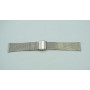 Браслет для часов Skagen 695XLSGS, 24 мм, серебристый, прямой на винты, миланское плетение, МО15