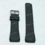Ремешок для часов Skagen Skagen 856XLBLN, 25/20 мм, черный, кожа, имитация крокодила, под корпус на винты, ЗЧ