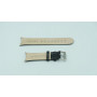 Ремешок для часов Skagen 983XLSLBC, имитация крокодила, черный, ЗБ дуга на винты МО16, 25/20 мм