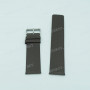 Ремешок для часов Skagen SKW6038, 24/22 мм, черный, кожа, гладкий, прямой на винты, МО16, ЗБ