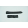 Ремешок для часов Steinmeyer S 081.73.21, 26/20 мм, черный, кожа, под корпус, серая прострочка, без замка