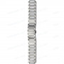 Браслет Swarovski для часов 1047347, 20 мм, серебристый, сталь, прямой с выступом, 12 мм ширина выступа