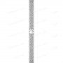 Браслет Swarovski для часов 5181008, 12 мм, серебристый, прямой