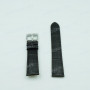 Ремешок Swarovski для часов 5261668, 18/16 мм, черный, кожа, прямой, L, ЗБ