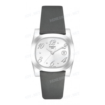 Ремешок для часов Tissot, черный, синтетика, стальная пряжка, T-MOMENTS SLS (T009.110)