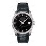 Ремешок для часов Tissot, черный, имитация крокодила, интегрированный, стальная клипса, COUTURIER (T035.210)