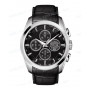 Ремешок для часов Tissot 24/22 мм, черный, XL, имитация крокодила, заостренный тип, без замка, COUTURIER (T035.614, T035.627)