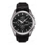 Ремешок для часов Tissot, черный, имитация крокодила, интегрированный, стальная клипса, COUTURIER (T035.614, T035.627)