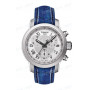 Ремешок для часов Tissot 16/14 мм, синий, имитация крокодила, стальная клипса, PRC 200 (T055.217)