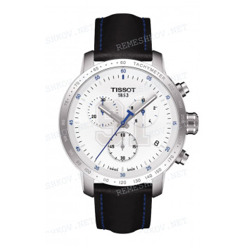 Ремешок для часов Tissot 19/18 мм, черный, теленок, без замка, PRC 200 (T055.417)