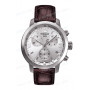 Ремешок для часов Tissot 19/18 мм, коричневый, имитация крокодила, без замка, PRC 200 (T055.410, T055.417, T055.430)