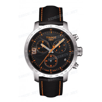 Ремешок для часов Tissot 19/18 мм, BLACK LEATHER STRAP XL (T055.417)