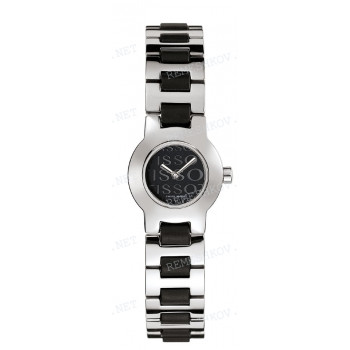 Браслет для часов Tissot, двухцветный, сталь/черный, BELLE MINI (T605.G331163) (T091.295)