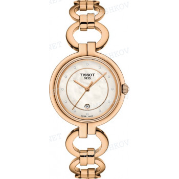 Браслет для часов Tissot, розовый PVD 5N, FLAMINGO (T094.210)