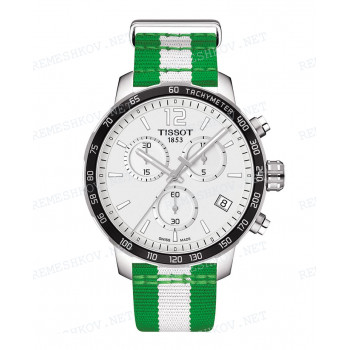 Ремешок для часов Tissot 19/19 мм, SYNTH, GREEN/WHITE (T095.417)