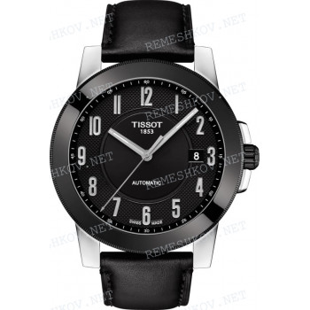 Ремешок для часов Tissot 21/19 мм, LEATH., BLACK XL (T098.407)
