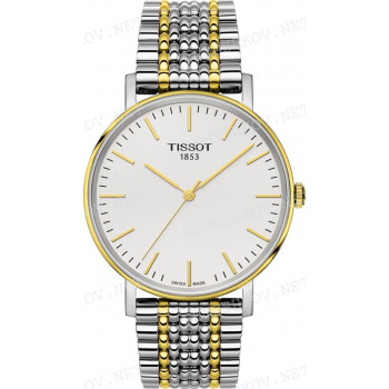 Браслет для часов Tissot, двухцветный, сталь/желтый PVD 1N, EVERYTIME (T109.410)