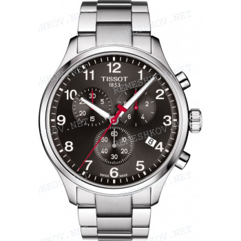 Браслет для часов Tissot, стальной, полированный, CHRONO XL (T116.617)