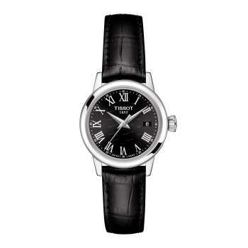 Ремешок для часов Tissot 14/12 мм, черный, аллигатор имитация (T129.210)