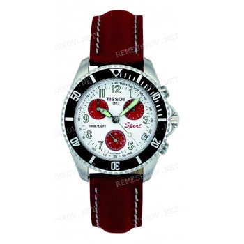 Ремешок для часов Tissot 20/18 мм, LEATHER STRAP RED (T161.432, T161.466)