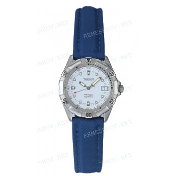 Ремешок для часов Tissot 14/12 мм, LEATHER STRAP BLUE (T251.341)