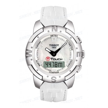 Ремешок для часов Tissot, LEATHER STRAP WHITE WITHOUT BUCKLE (T337.858)