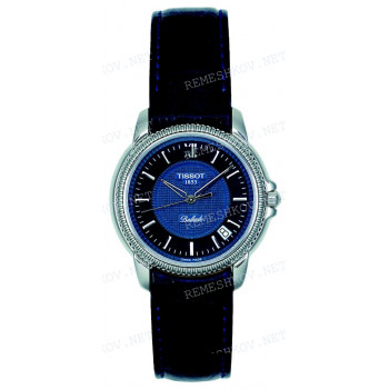 Ремешок для часов Tissot 18/16 мм, LEATHER STRAP DARK BLUE WITHOUT BUC (T461.431)