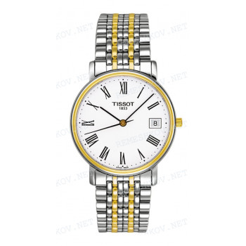 Браслет для часов Tissot, двухцветный, сталь/желтый, OLD DESIRE (T970) (T522.481)