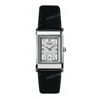 Ремешок для часов Tissot 19/14 мм, черный, теленок, стальная пряжка, PRINCE (T561.821)