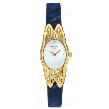 Ремешок для часов Tissot 10/8 мм, BLUE CLOTH STRAP (T713.135)
