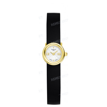 Ремешок для часов Tissot 10/10 мм, BLACK LEATHER STRAP (T713.138)